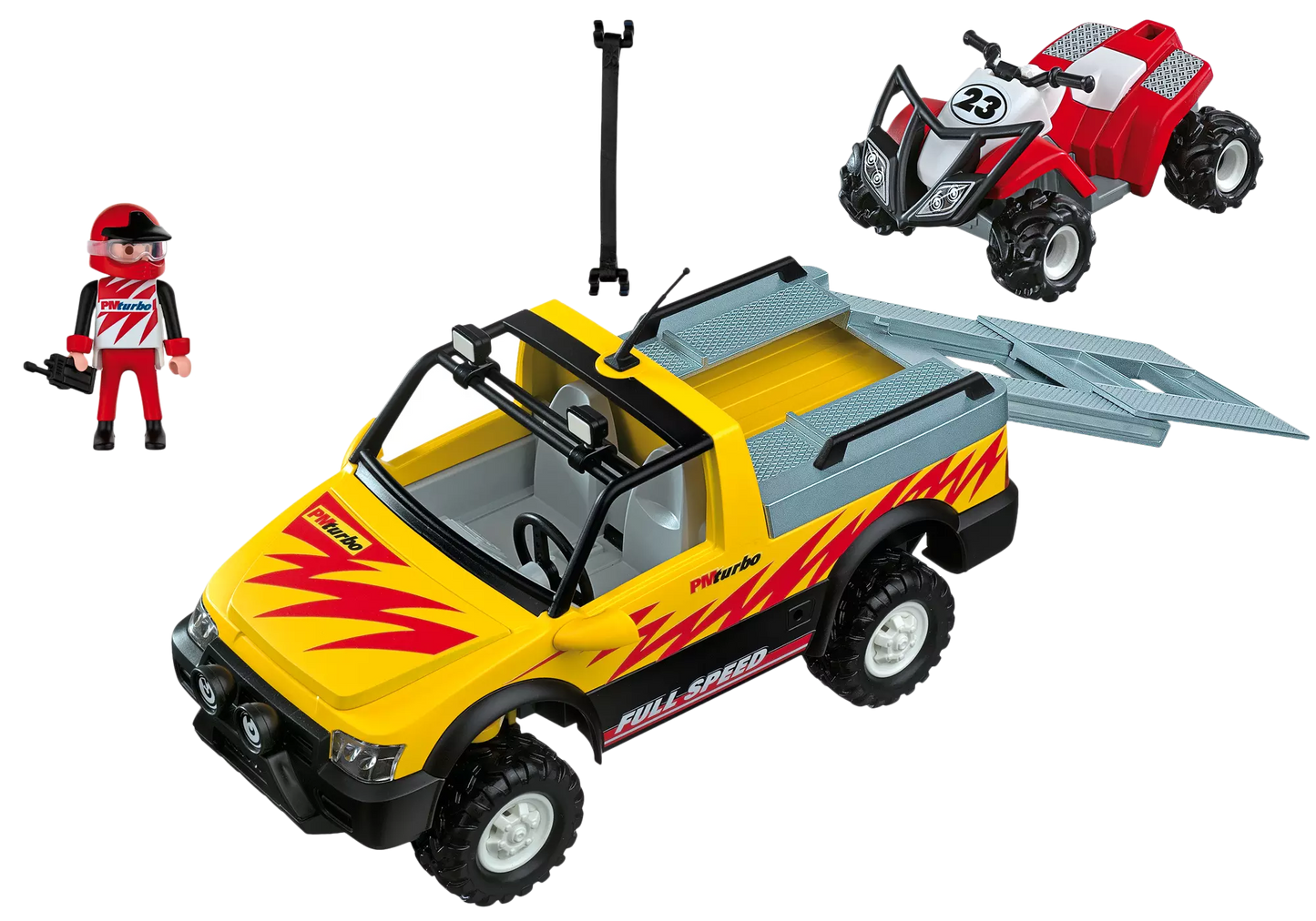 Playmobil 4228 Sammlerstück Pick-Up mit Racing Quad - plegobil
