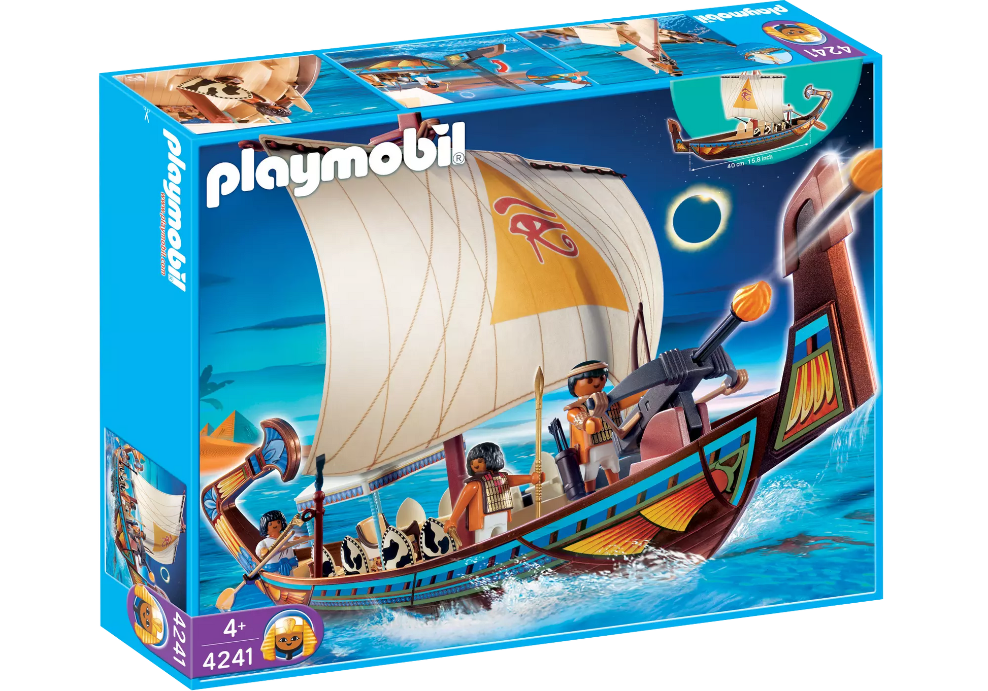 Playmobil 4241 Sammlerstück History Nilschiff des Pharao - plegobil