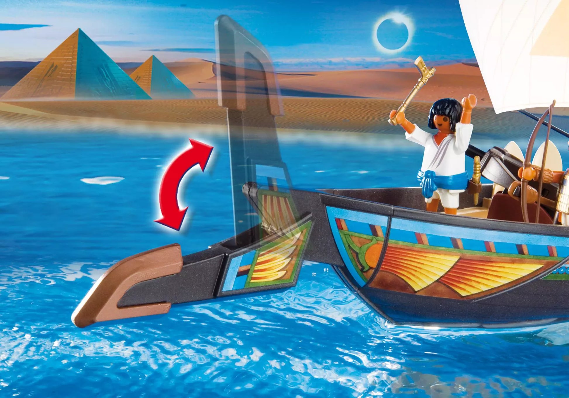 Playmobil 4241 Sammlerstück History Nilschiff des Pharao - plegobil
