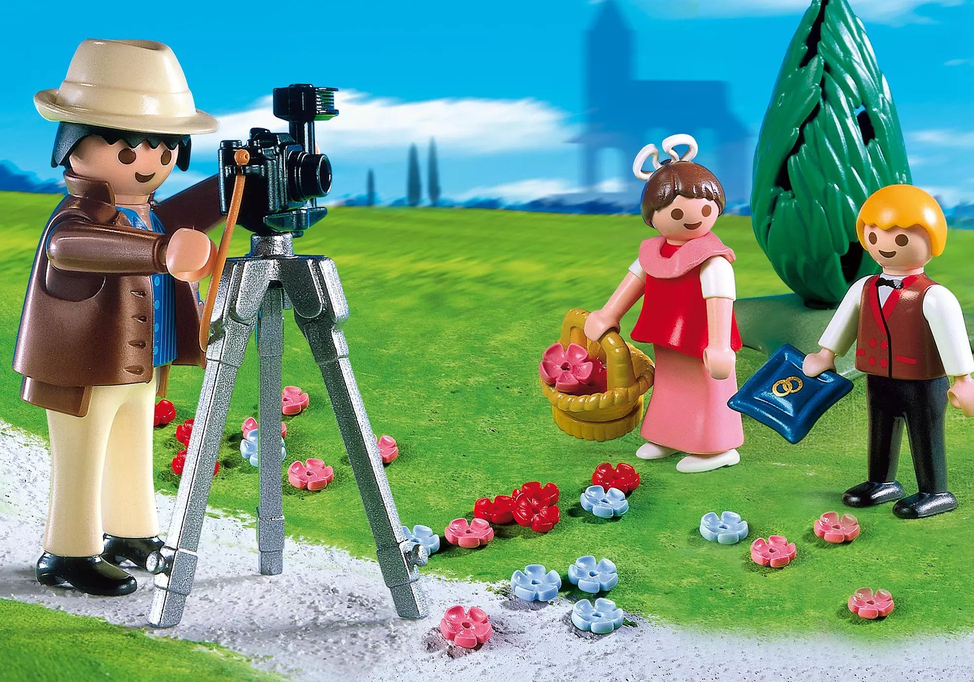 Playmobil 4299 Sammlerstück Fotograf mit Blumenkindern - plegobil