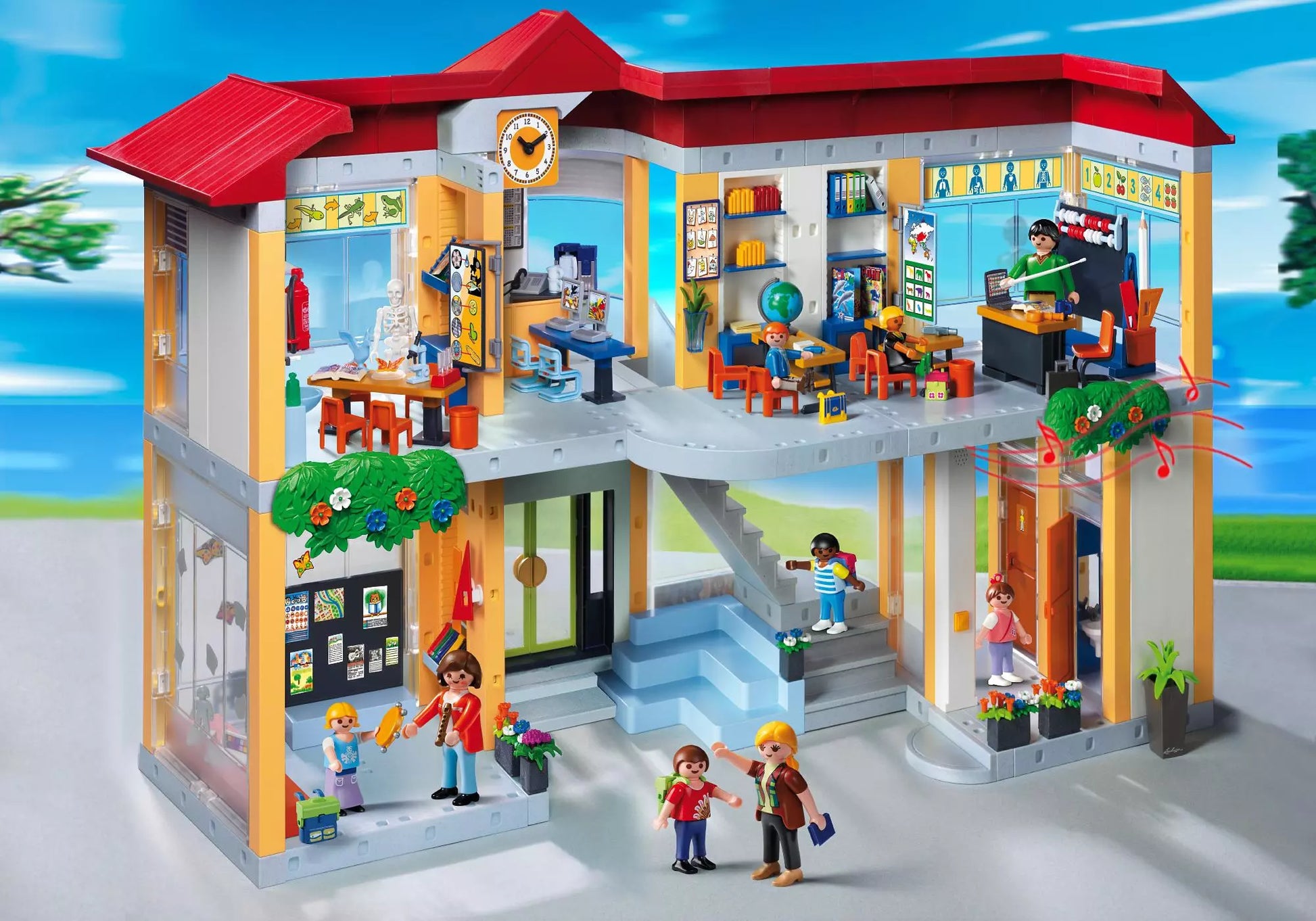 Playmobil 4324 Sammlerstück City Life Große Schule mit Einrichtung - plegobil