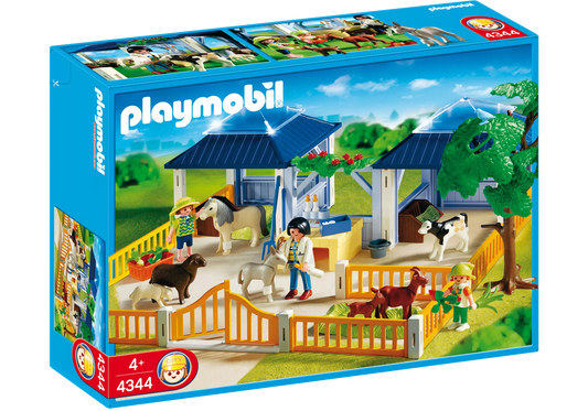 Playmobil 4344 Sammlerstück Tierpflegestation mit Freigehege - plegobil