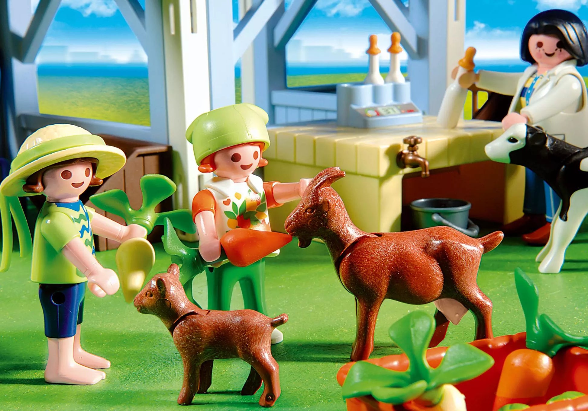 Playmobil 4344 Sammlerstück Tierpflegestation mit Freigehege - plegobil