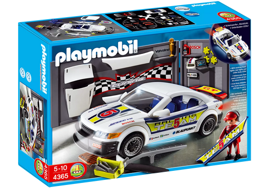 Playmobil 4365 Sammlerstück Tuning-Rennwagen mit Licht - plegobil