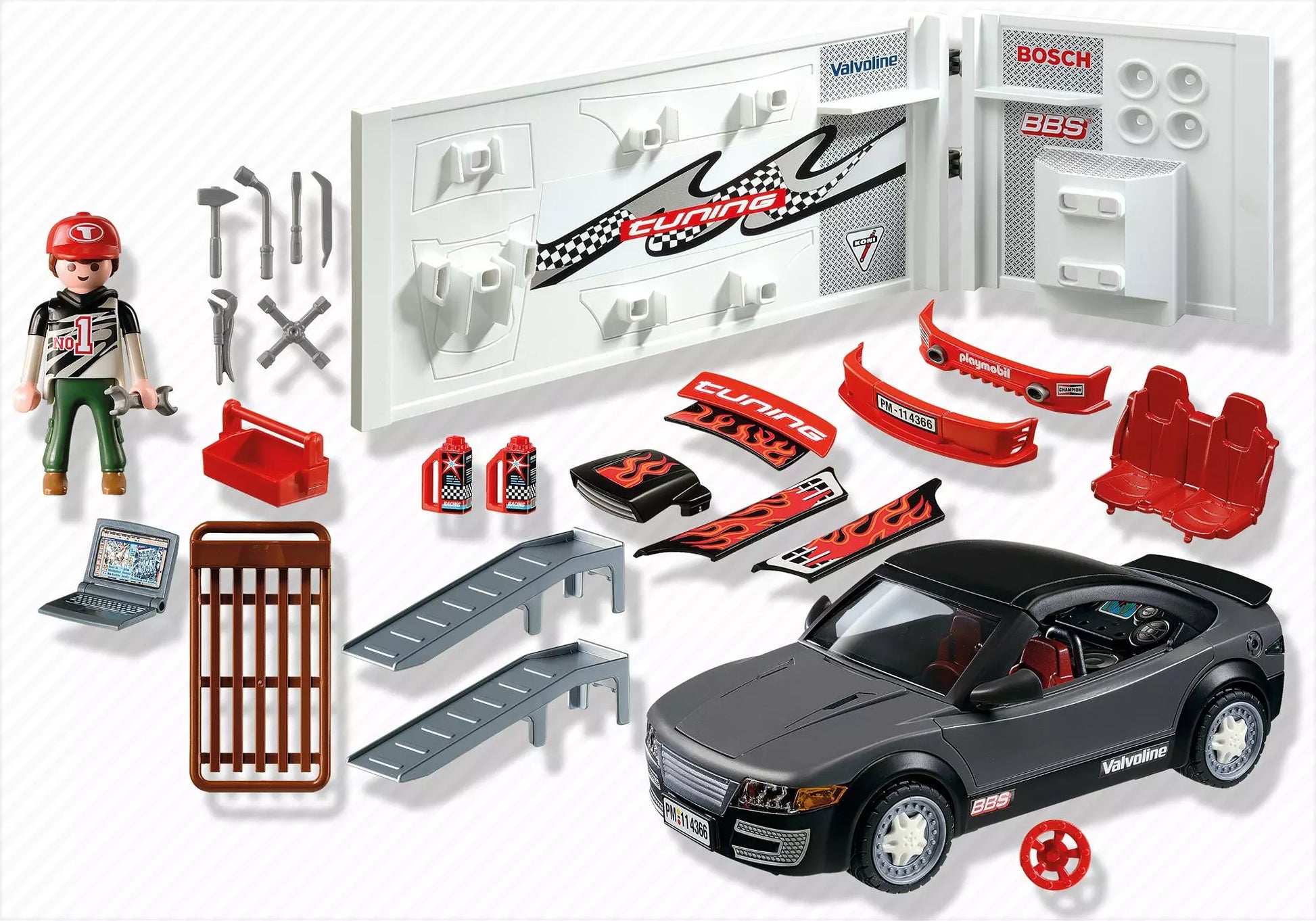 Playmobil 4366 Sammlerstück Tuning-Sportwagen mit Sound - plegobil