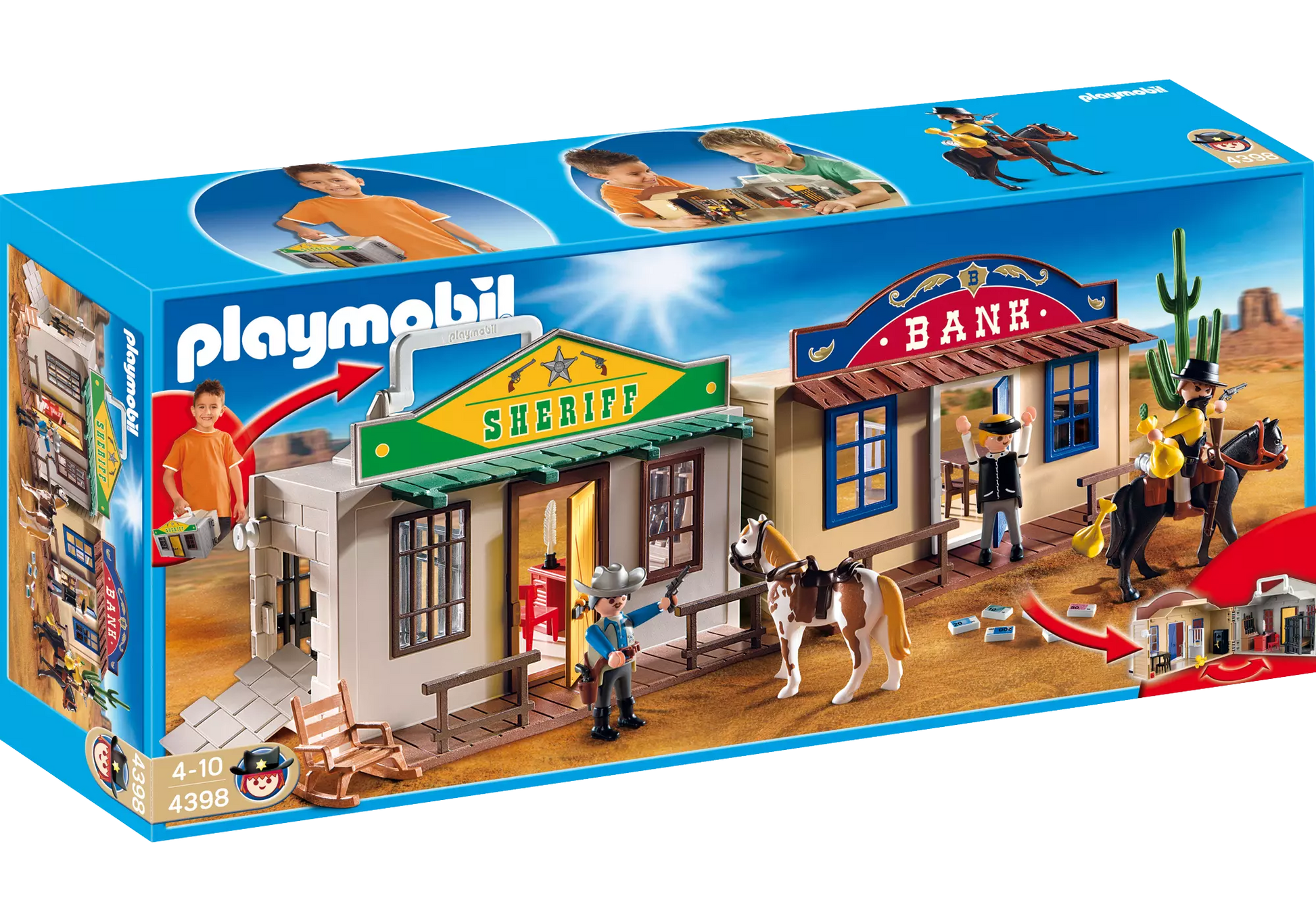 Playmobil 4398 Sammlerstück Mitnehm Westernstadt - plegobil