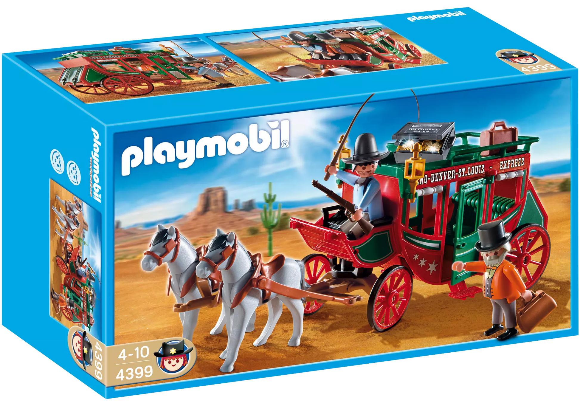 Playmobil 4399 Sammlerstück Western Kutsche - plegobil