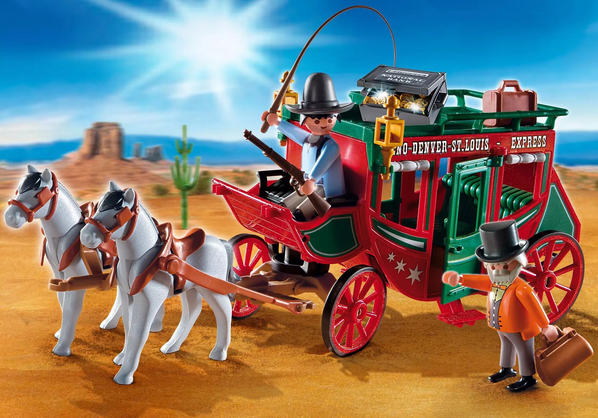 Playmobil 4399 Sammlerstück Western Kutsche - plegobil