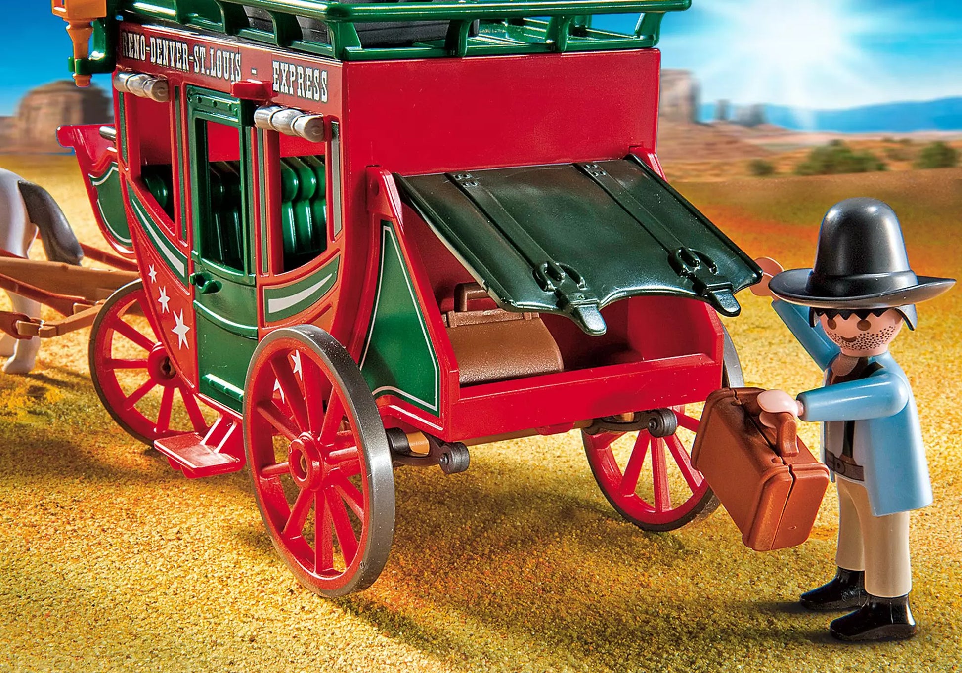 Playmobil 4399 Sammlerstück Western Kutsche - plegobil
