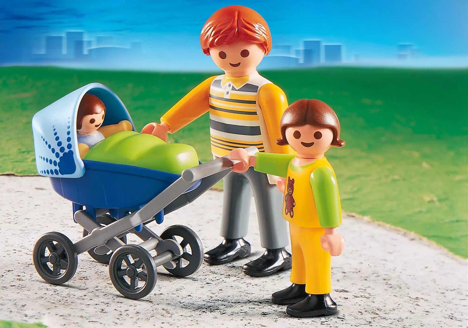 Playmobil 4408 Sammlerstück Papa mit Kinderwagen - plegobil