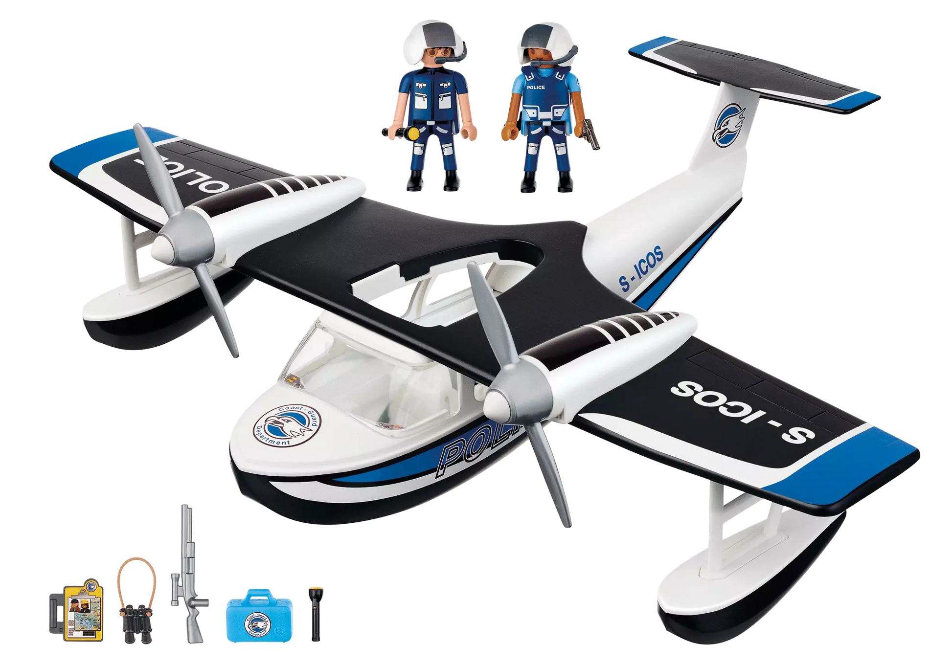 Playmobil 4445 City Action Polizei-Wasserflugzeug - plegobil