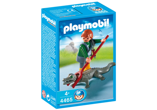 Playmobil 4465 Sammlerstück Tierpfleger mit Kaiman - plegobil
