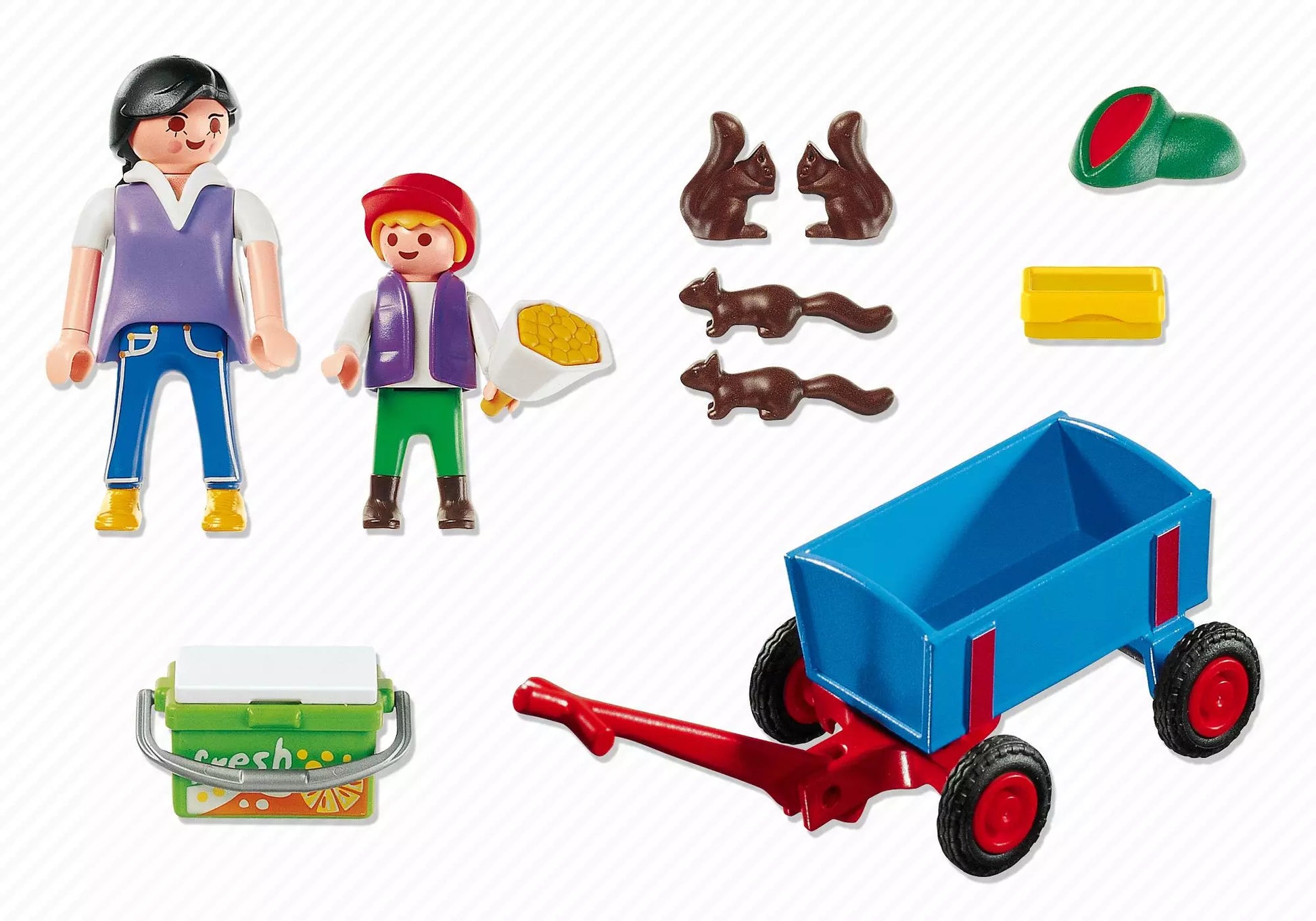 Playmobil 4467 Sammlerstück Tierparkbesucher mit Bollerwagen - plegobil