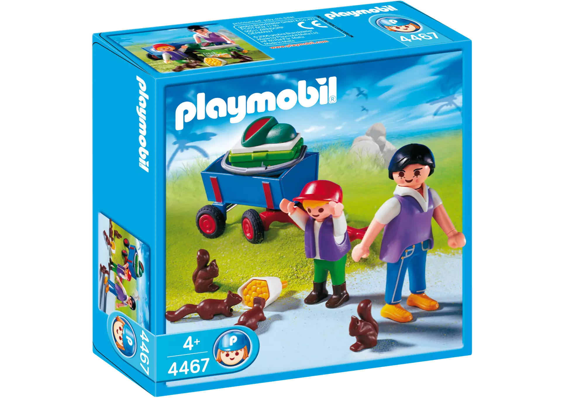 Playmobil 4467 Sammlerstück Tierparkbesucher mit Bollerwagen - plegobil