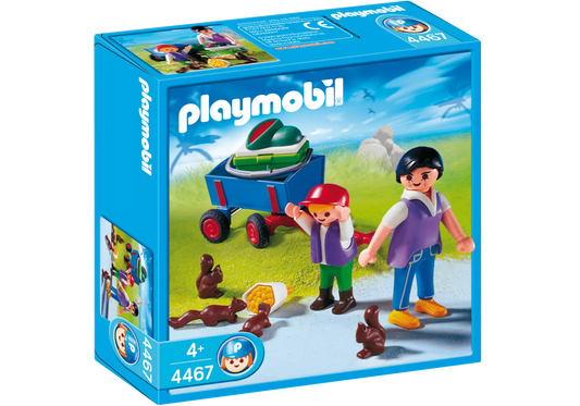 Playmobil 4467 Sammlerstück Tierparkbesucher mit Bollerwagen - plegobil