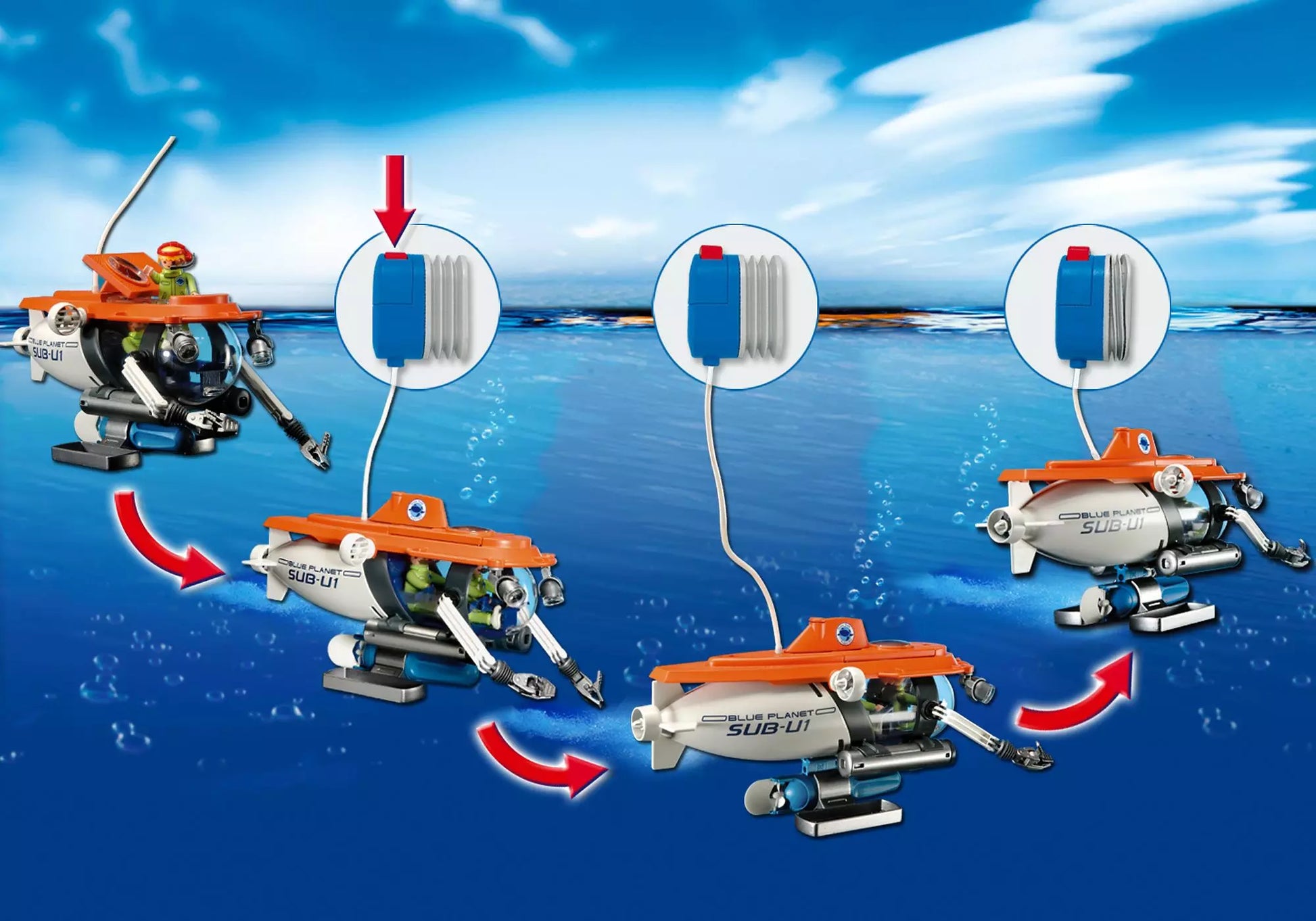 Playmobil 4473 Sammlerstück Forschungs-U-Boot - plegobil