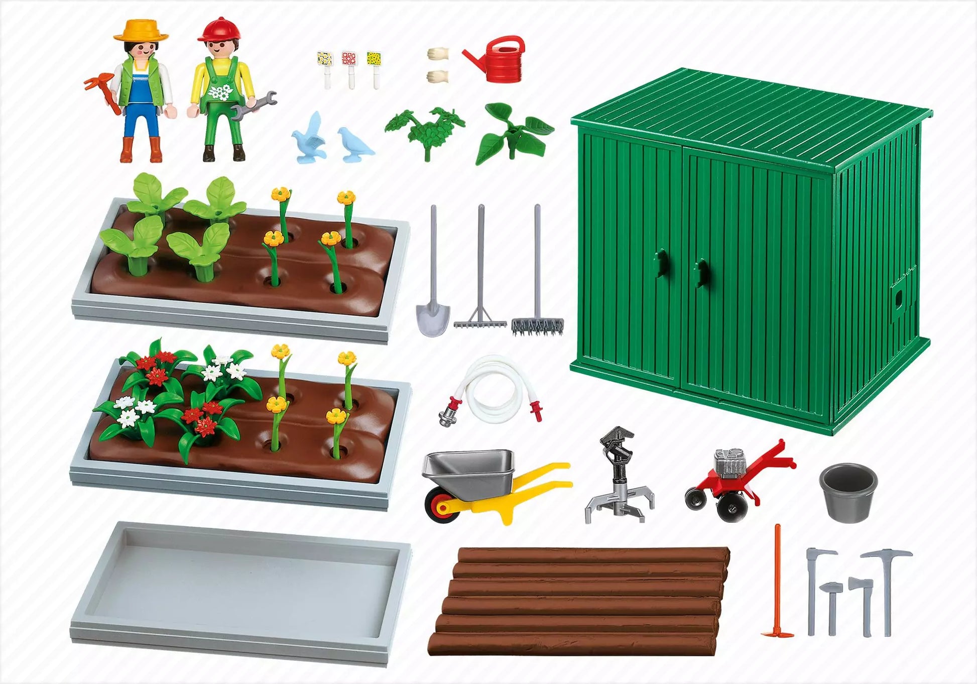 Playmobil 4482 Beete & Geräteschuppen - plegobil