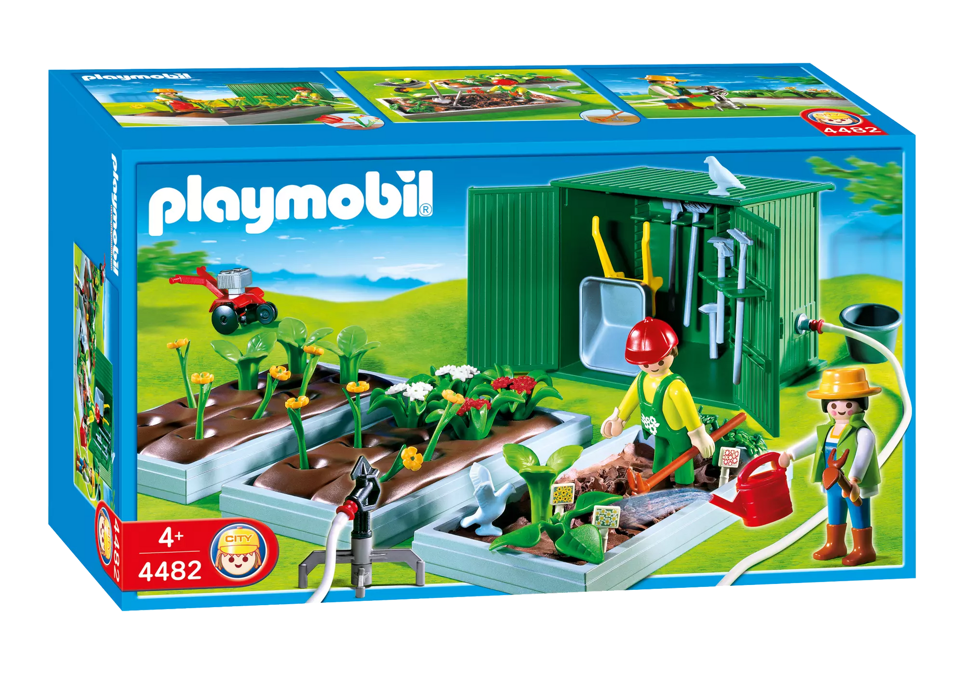 Playmobil 4482 Beete & Geräteschuppen - plegobil