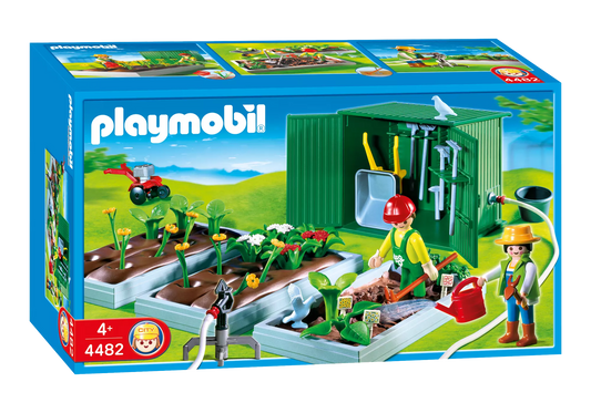 Playmobil 4482 Beete & Geräteschuppen - plegobil