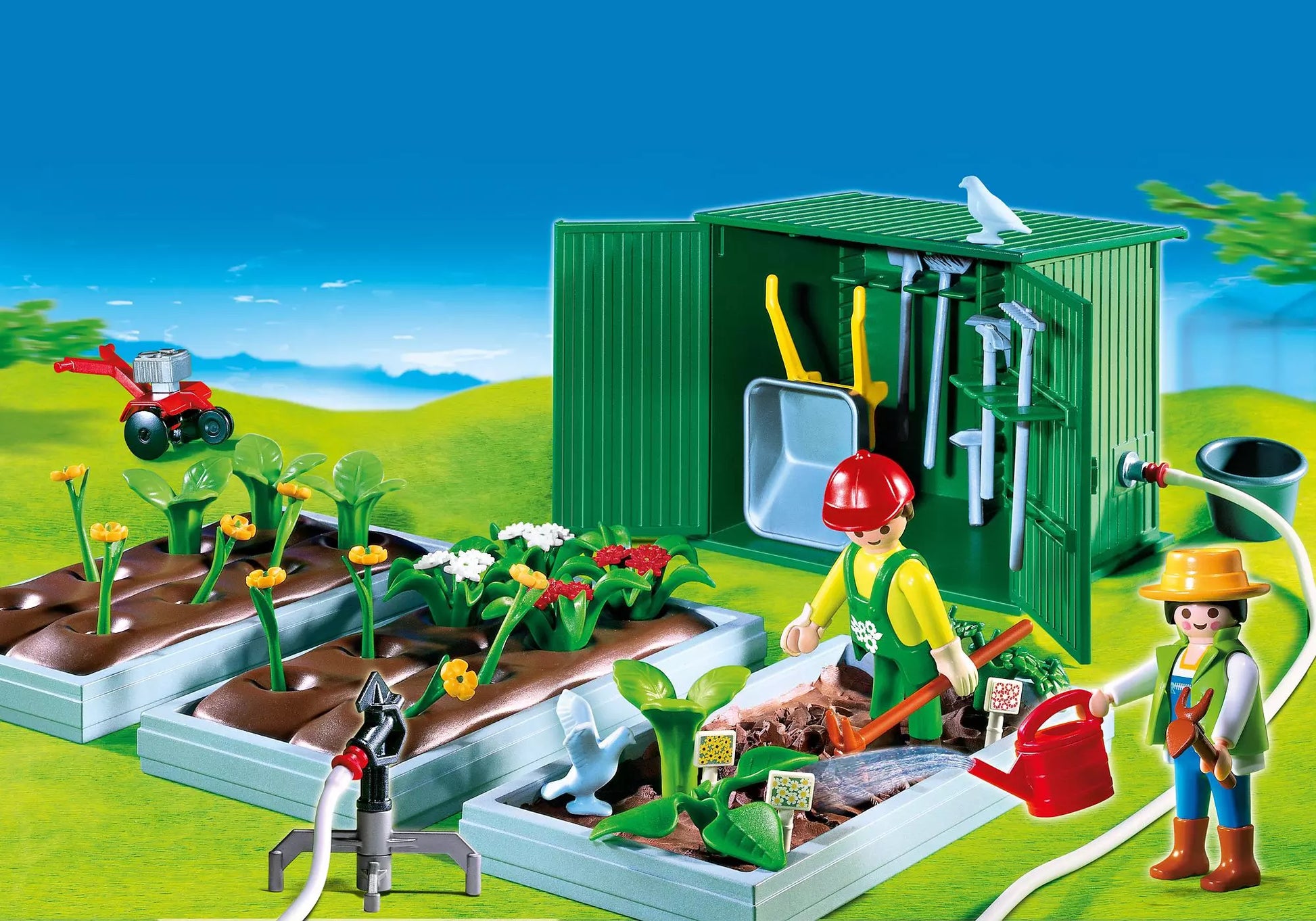 Playmobil 4482 Beete & Geräteschuppen - plegobil