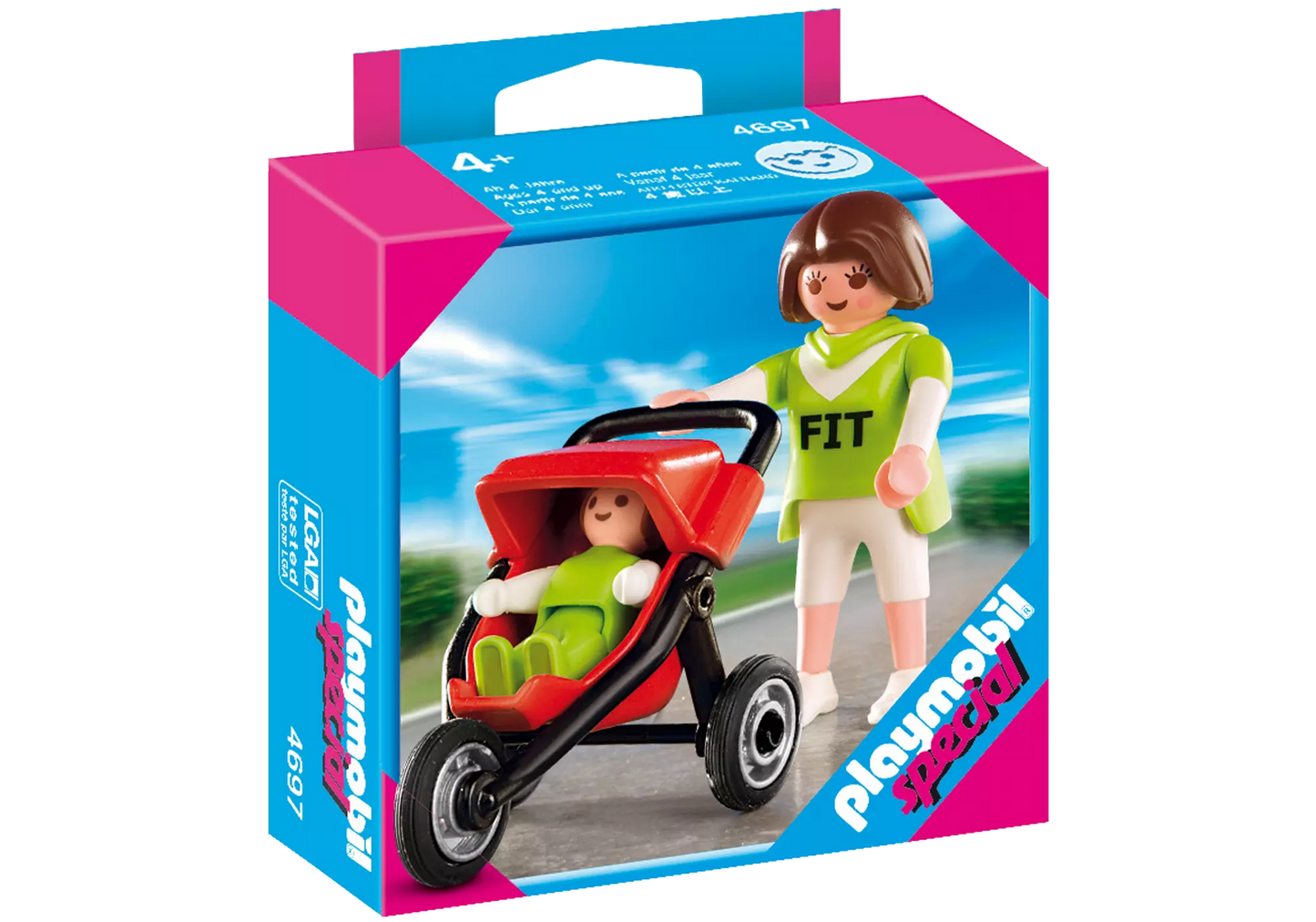 Playmobil 4697 Sammlerstück Special Plus Mama mit Baby-Jogger - plegobil