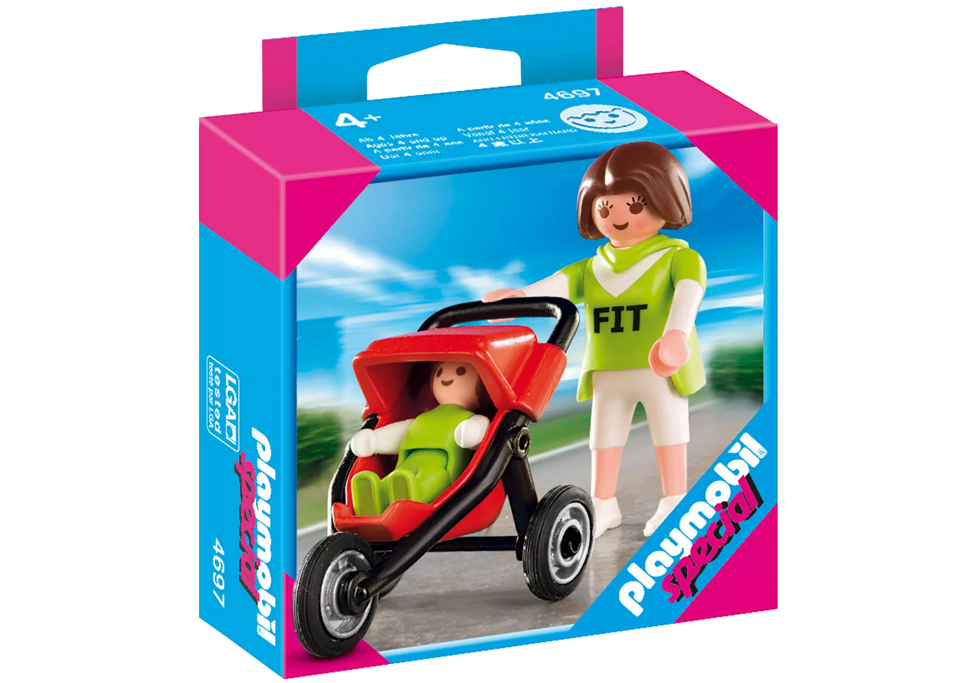 Playmobil 4697 Sammlerstück Special Plus Mama mit Baby-Jogger - plegobil