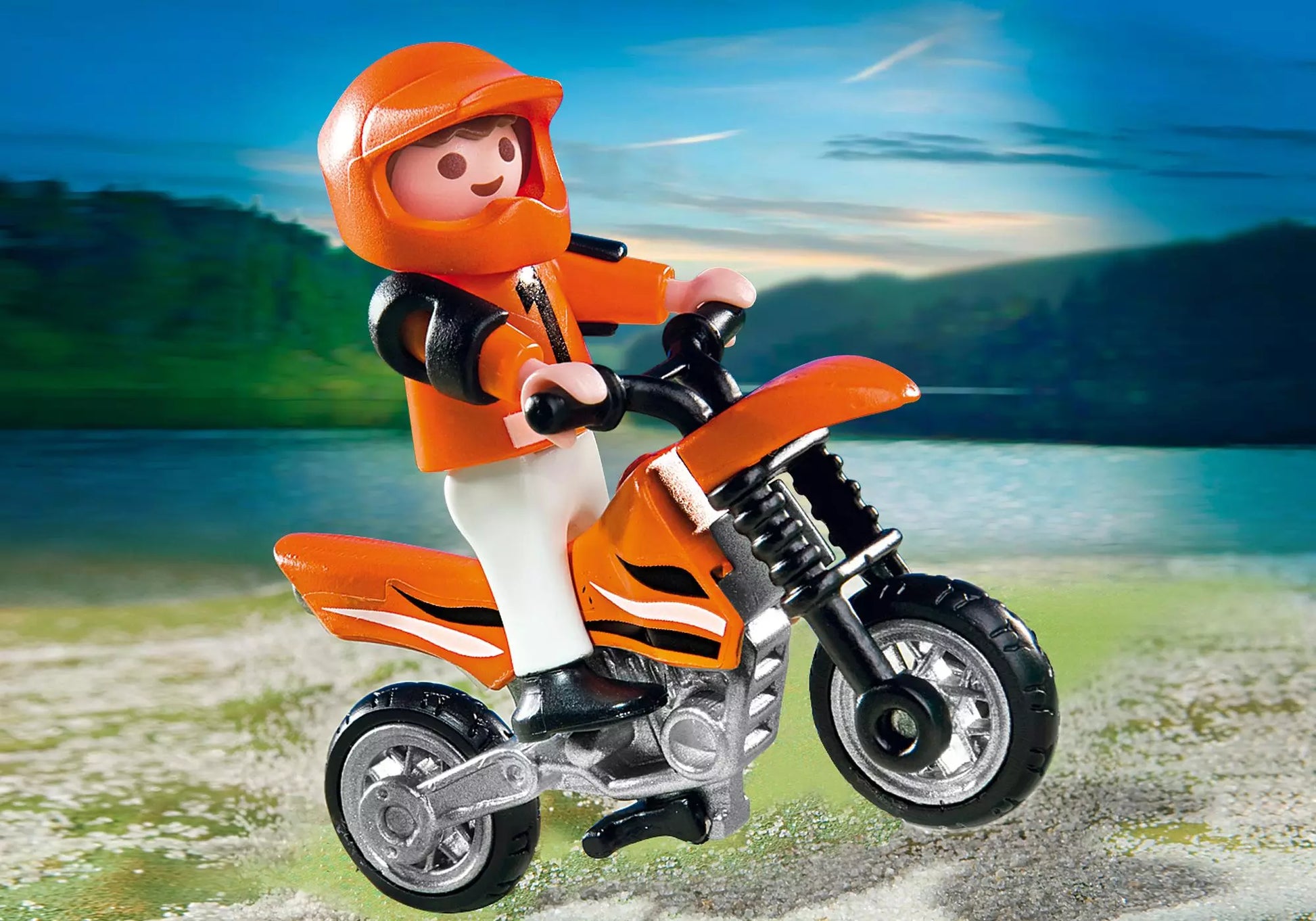 Playmobil 4698 Sammlerstück Special Plus Kinder-Motocross - plegobil