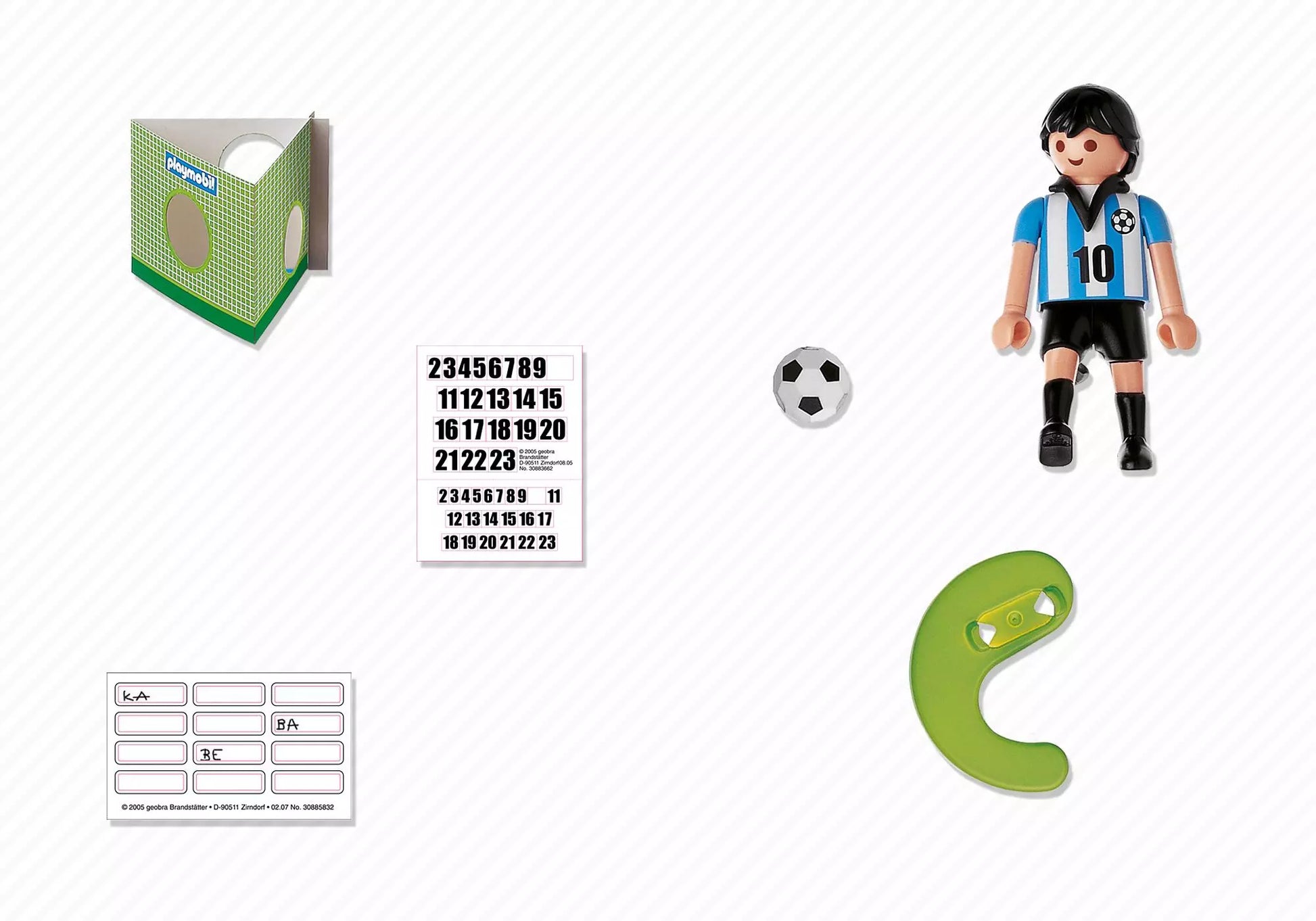 Playmobil 4705 Sammlerstück Sports & Action Fußballspieler Argentinien - plegobil