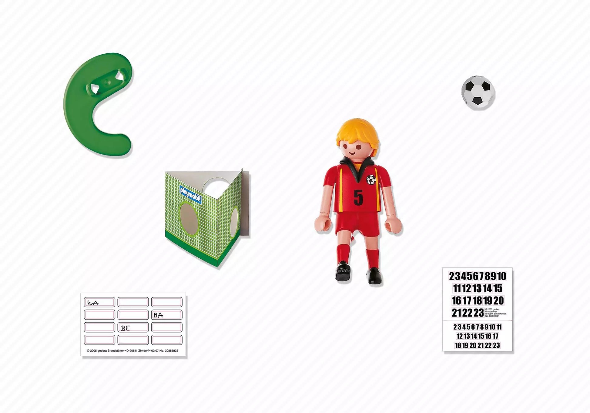 Playmobil 4706 Sammlerstück Sports & Action Fußballspieler Belgien - plegobil