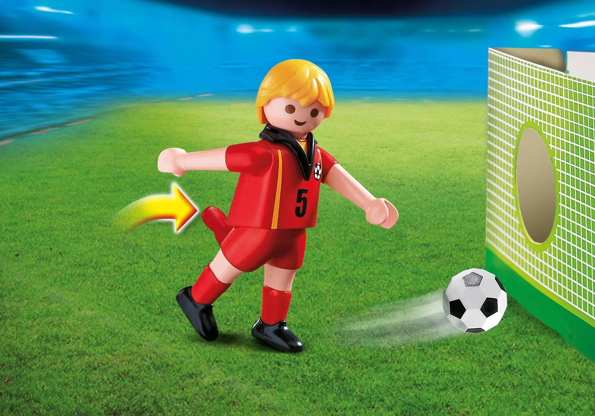 Playmobil 4706 Sammlerstück Sports & Action Fußballspieler Belgien - plegobil