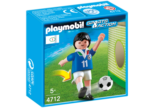 Playmobil 4712 Sammlerstück Sports & Action Fußballspieler Italien - plegobil