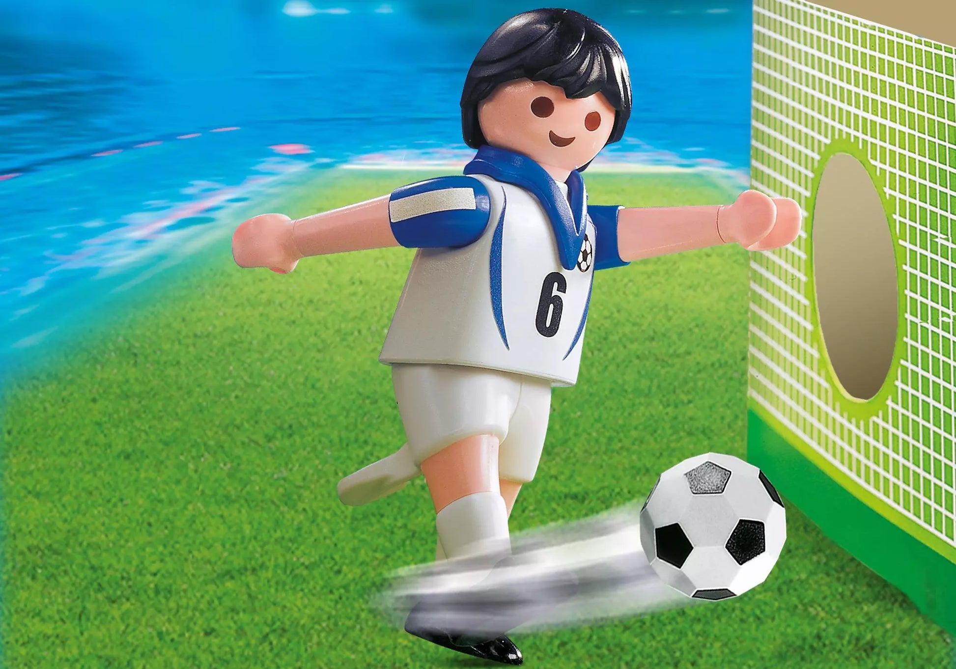 Playmobil 4718 Sammlerstück Sports & Action Fußballspieler Griechenland - plegobil