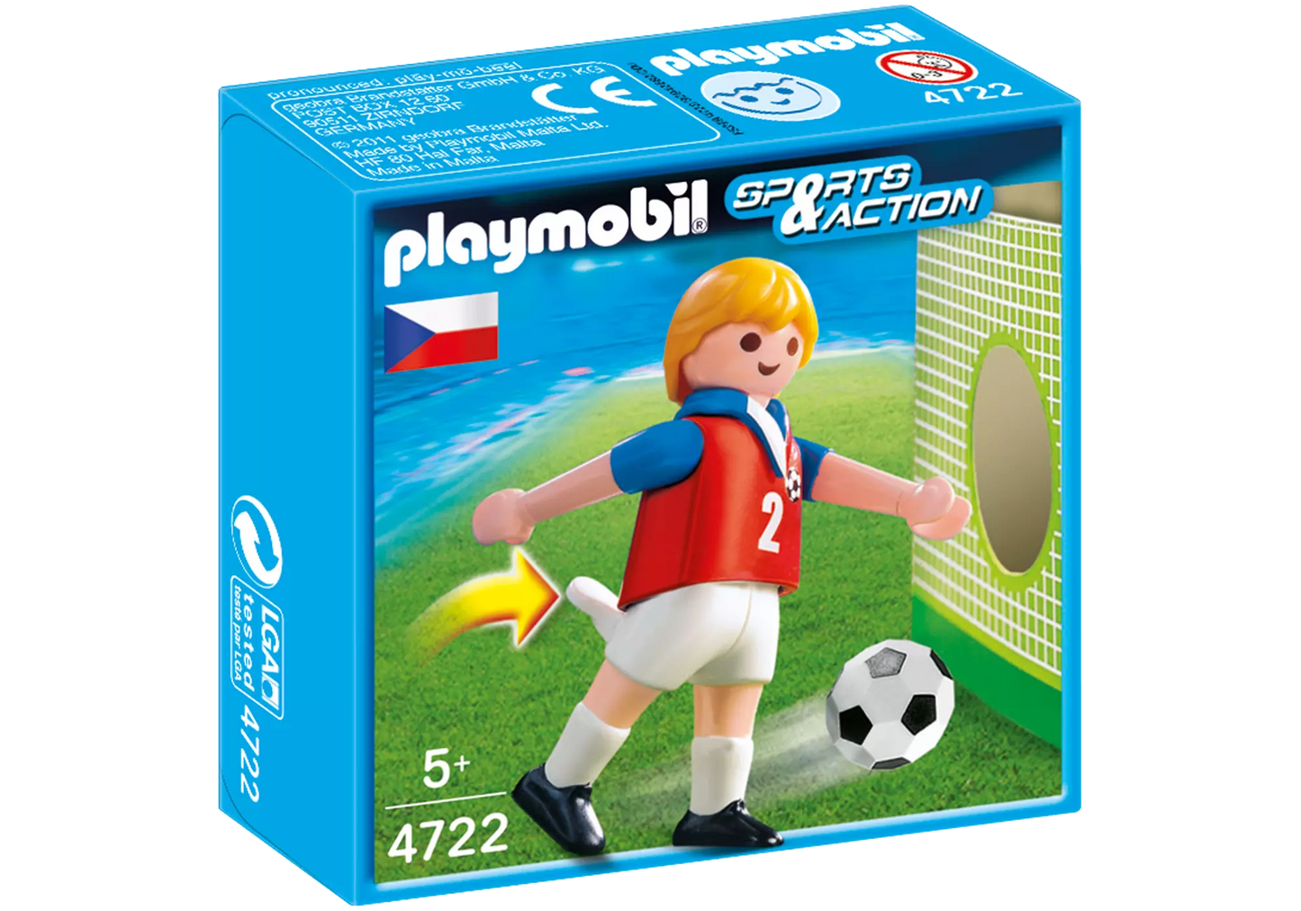 Playmobil 4722 Sammlerstück Sports & Action Fußballspieler Tschechien - plegobil