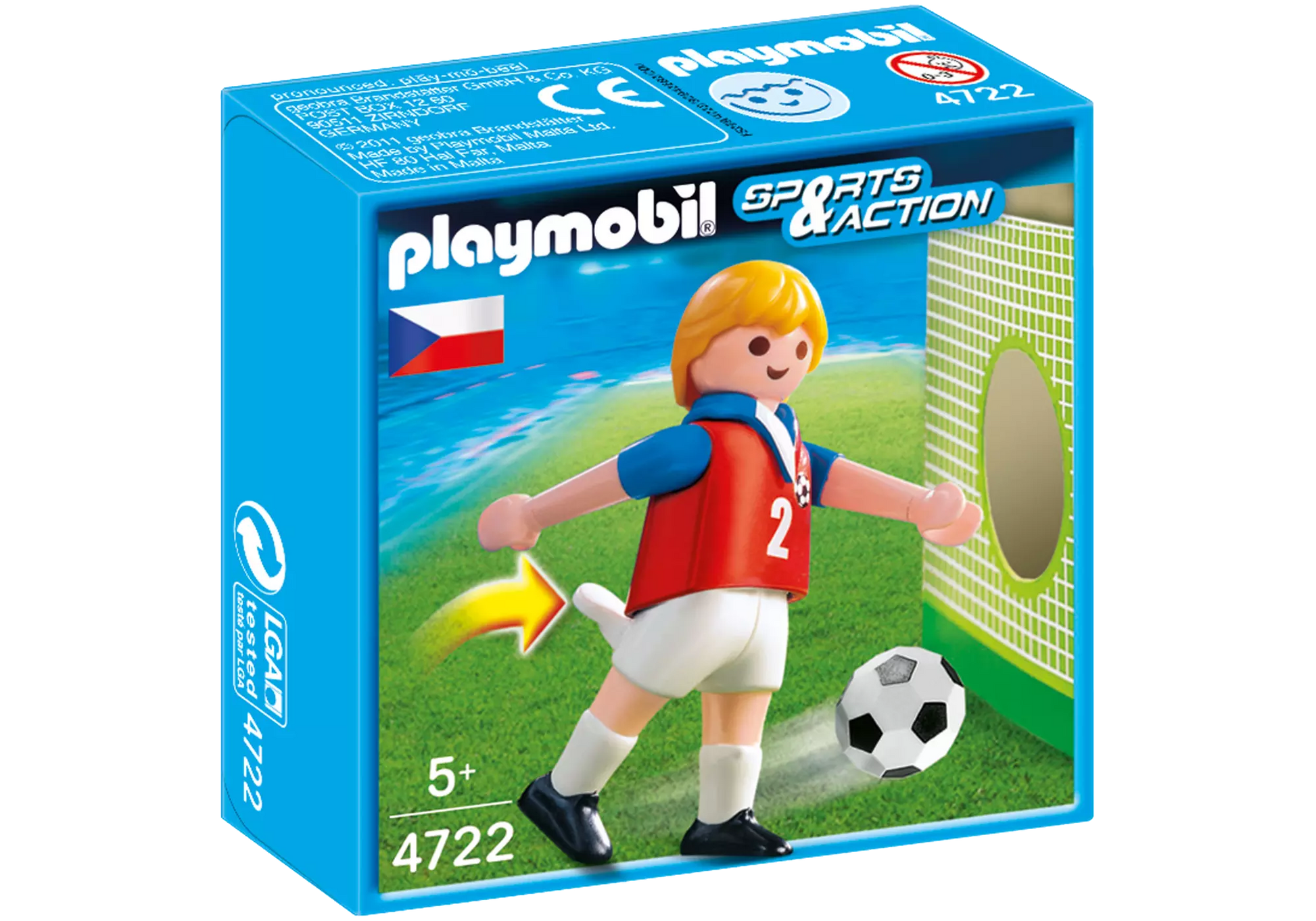 Playmobil 4722 Sammlerstück Sports & Action Fußballspieler Tschechien - plegobil