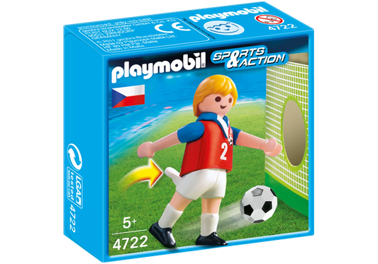 Playmobil 4722 Sammlerstück Sports & Action Fußballspieler Tschechien - plegobil