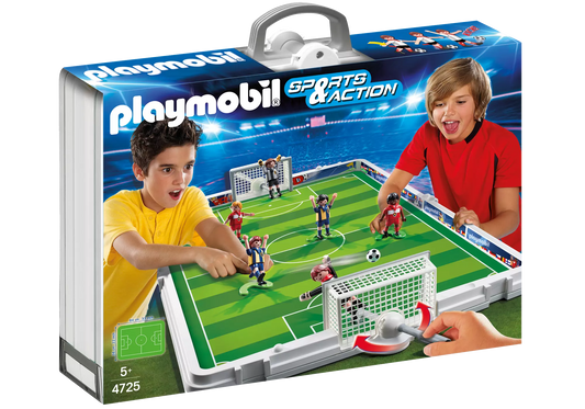 Playmobil 4725 Sports & Action Große Fußball-Arena im Klappkoffer - plegobil