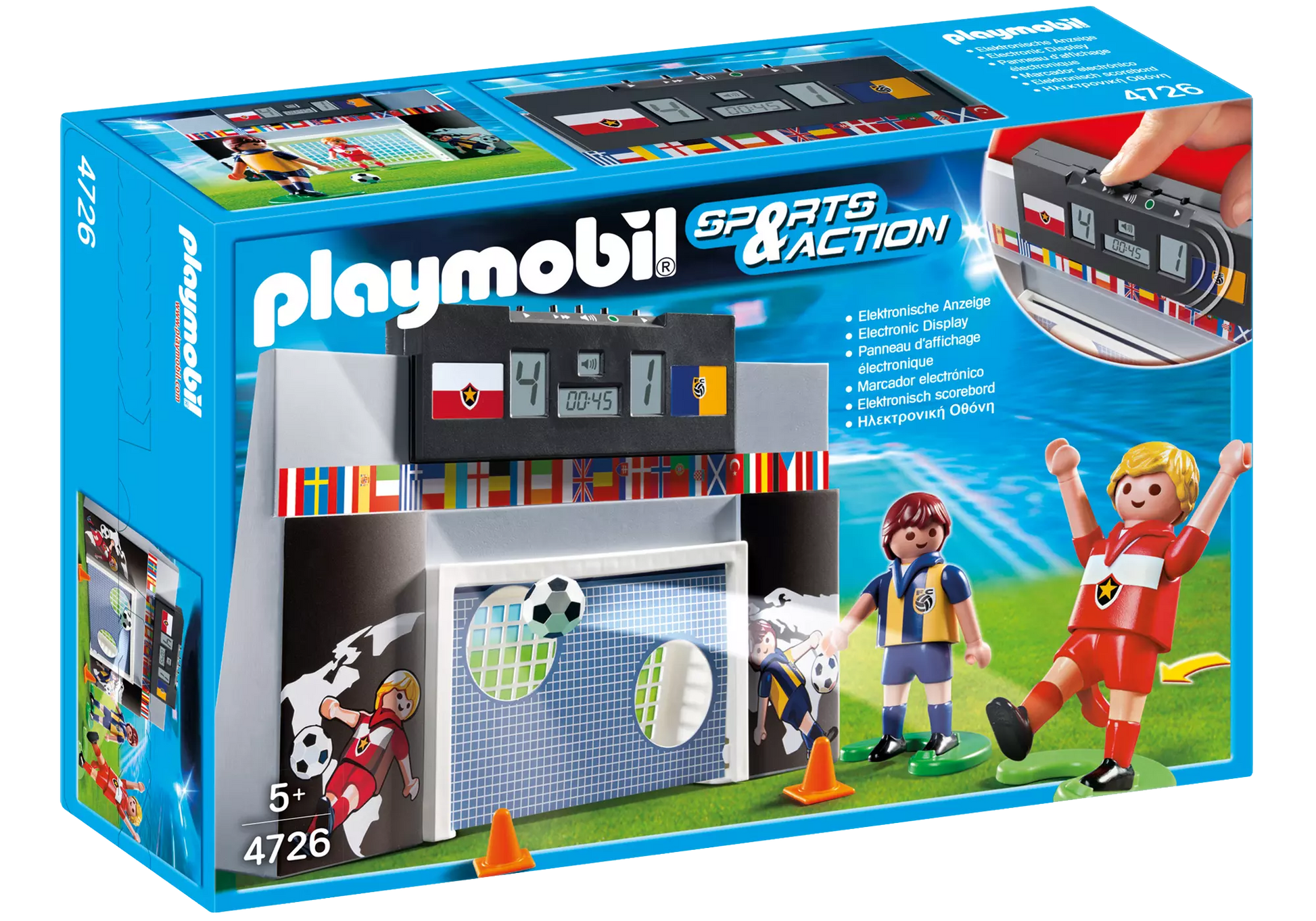 Playmobil 4726 Sammlerstück Sports & Action Torwand mit Multifunktions-Anzeige - plegobil