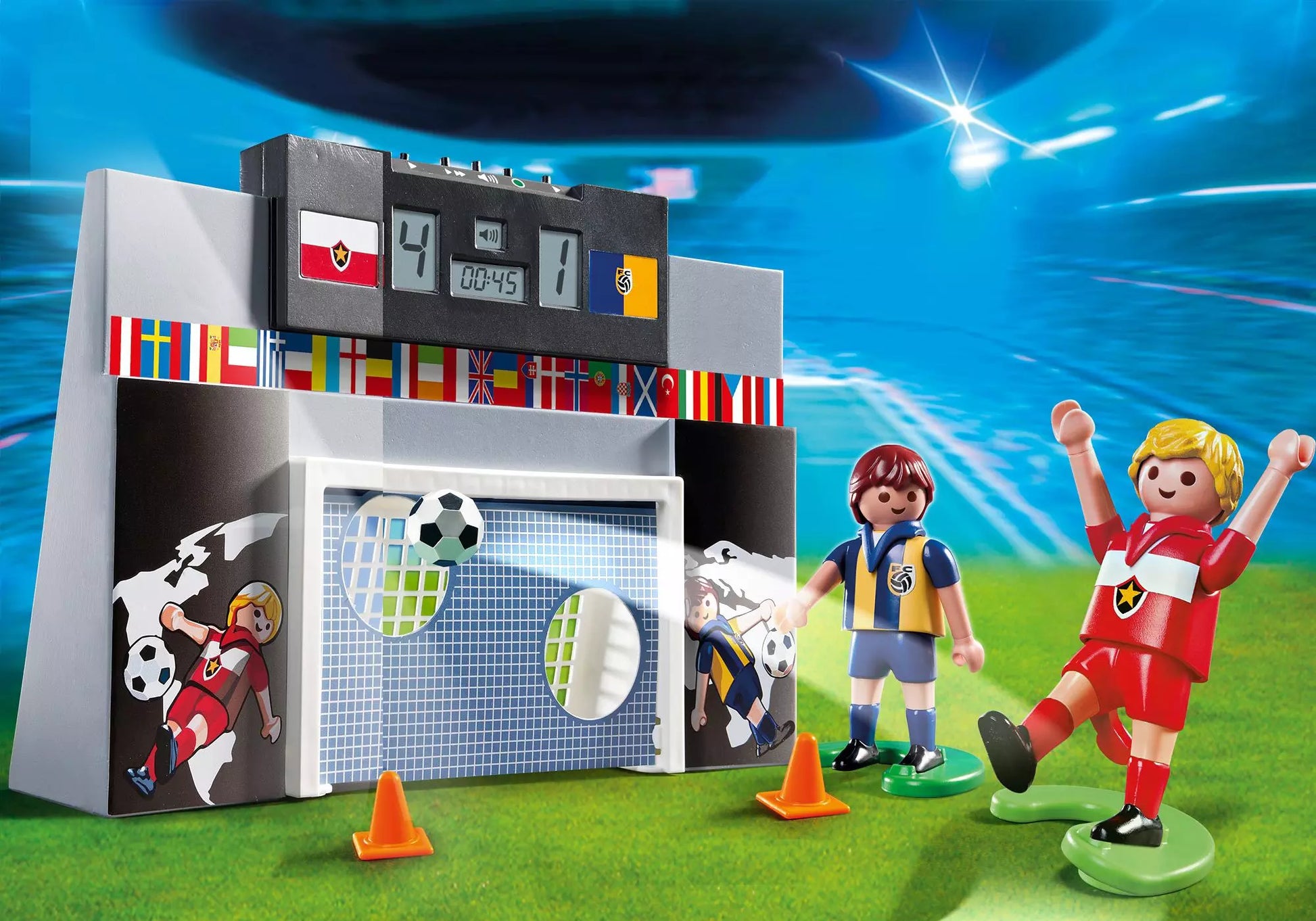 Playmobil 4726 Sammlerstück Sports & Action Torwand mit Multifunktions-Anzeige - plegobil