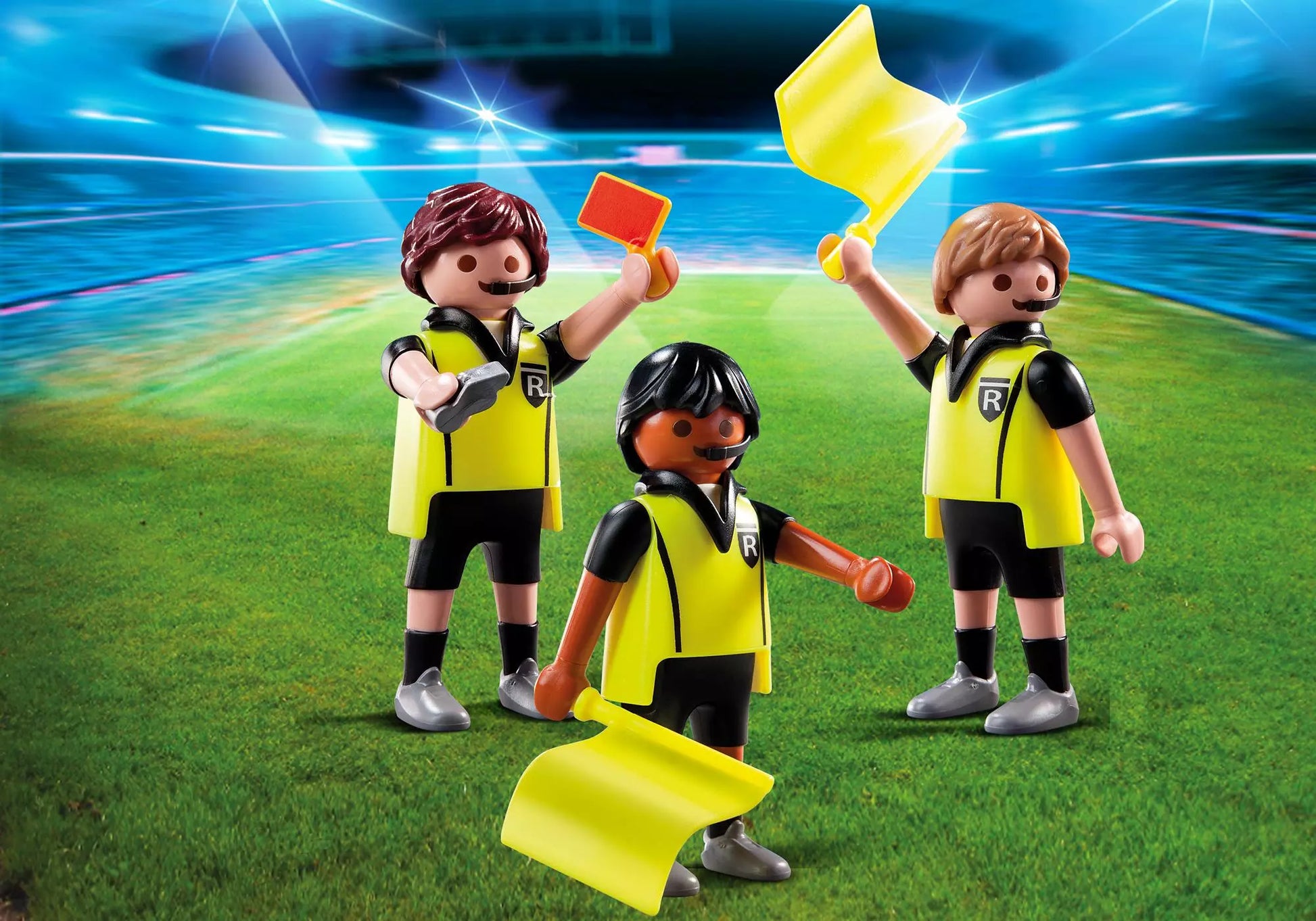 Playmobil 4728 Sammlerstück Sports & Action Schiedsrichter mit Assistenten - plegobil