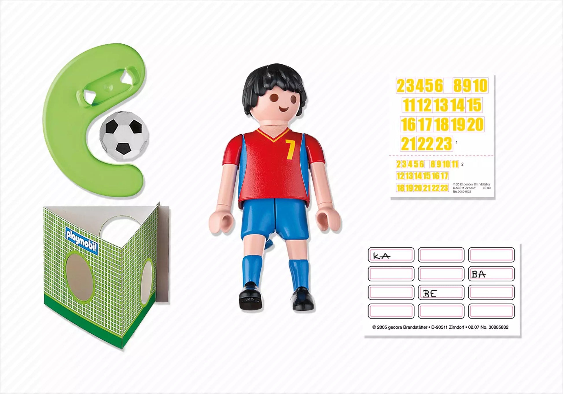 Playmobil 4730 Sammlerstück Sports & Action Fussballspieler Spanien - plegobil