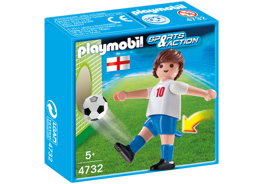 Playmobil 4732 Sammlerstück Sports & Action Fußballspieler England - plegobil