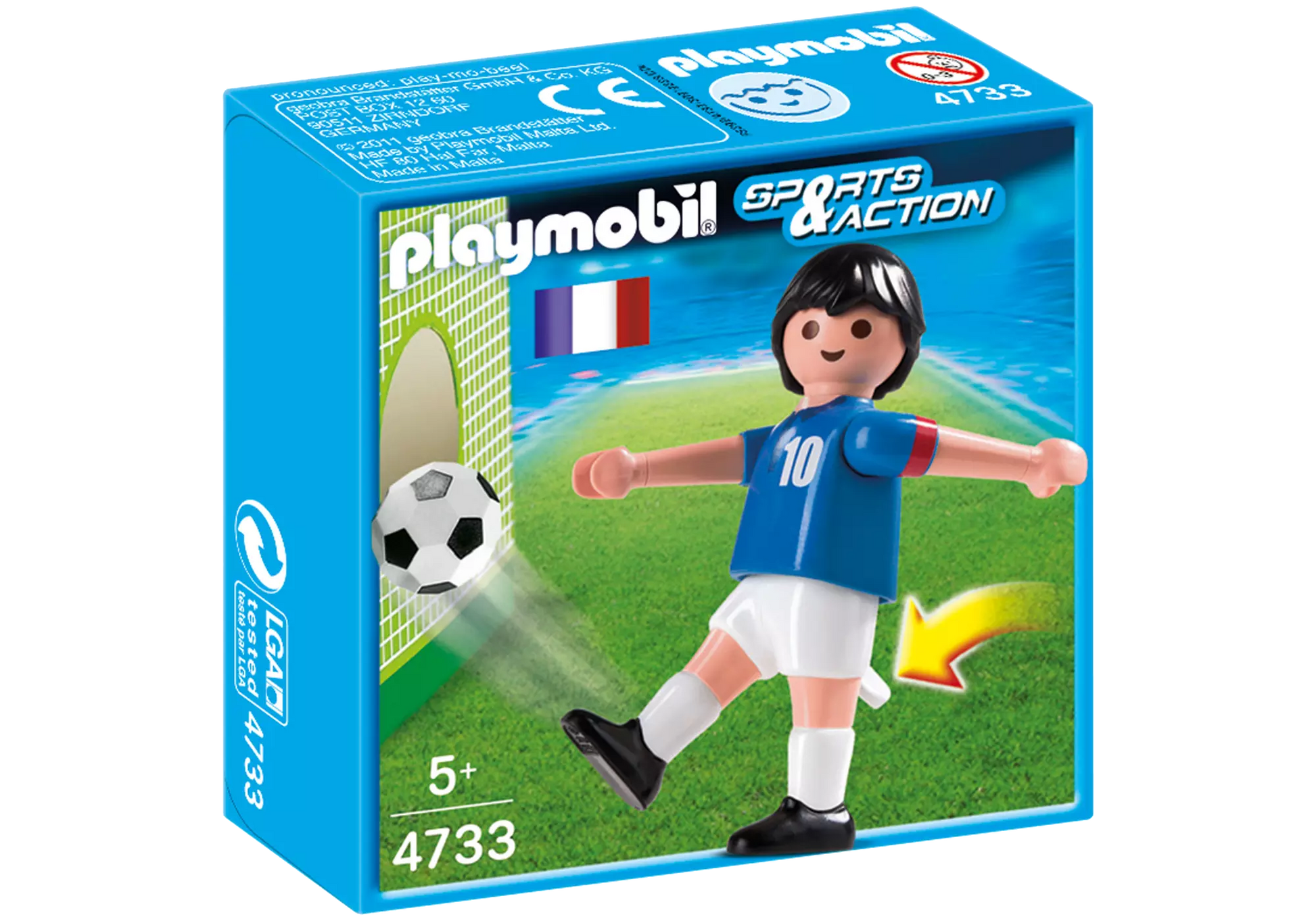 Playmobil 4733 Sammlerstück Sports & Action Fußballspieler Frankreich - plegobil