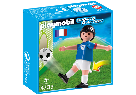Playmobil 4733 Sammlerstück Sports & Action Fußballspieler Frankreich - plegobil