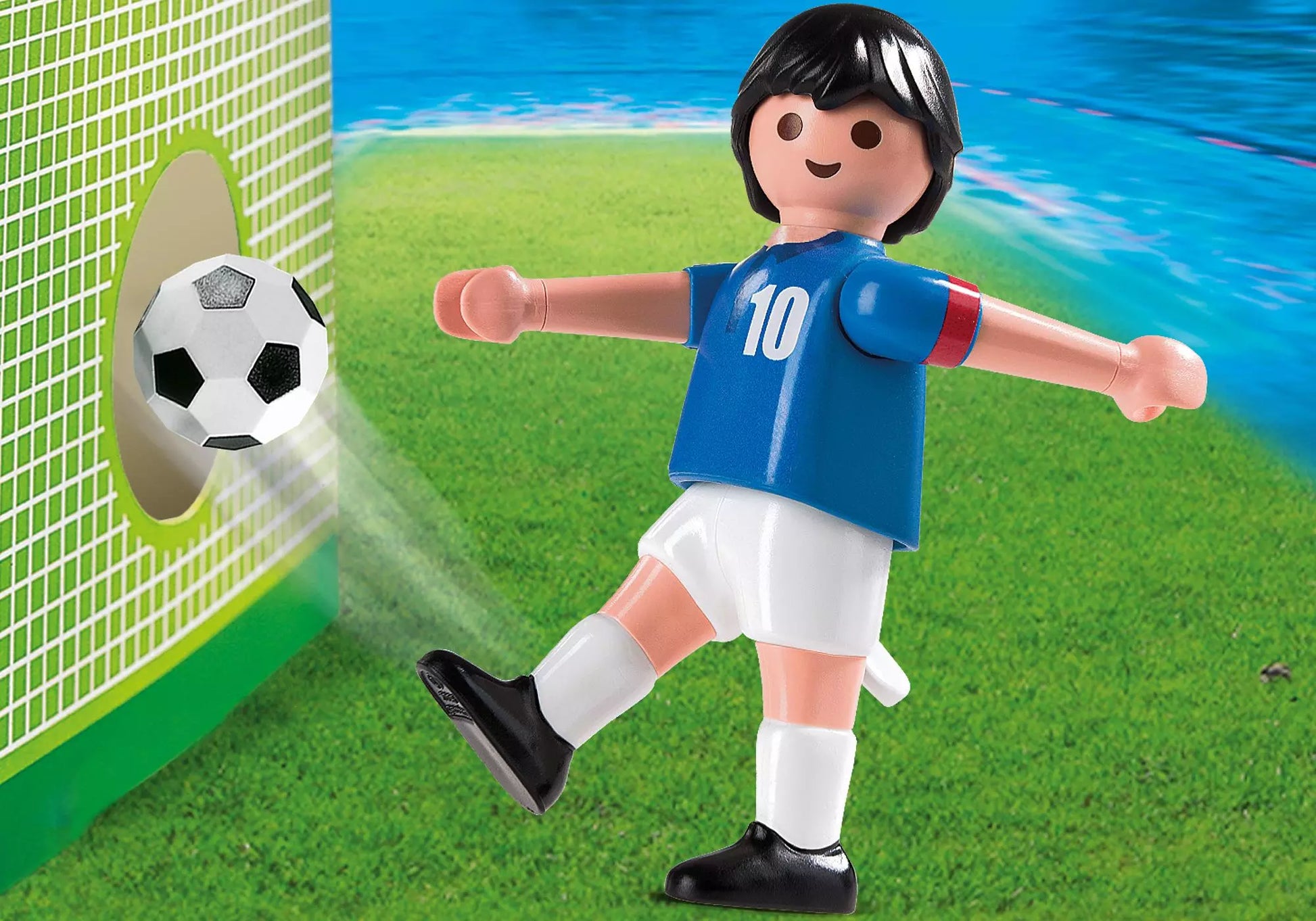 Playmobil 4733 Sammlerstück Sports & Action Fußballspieler Frankreich - plegobil