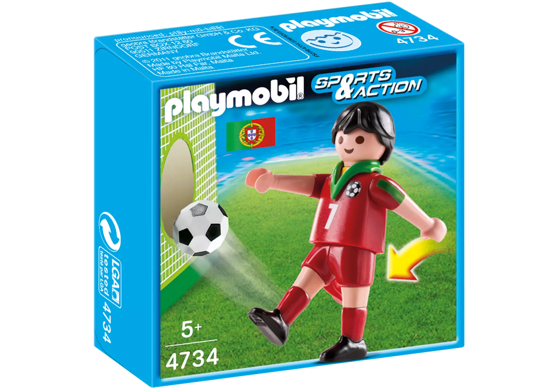 Playmobil 4734 Sports & Action Fußballspieler Portugal - plegobil