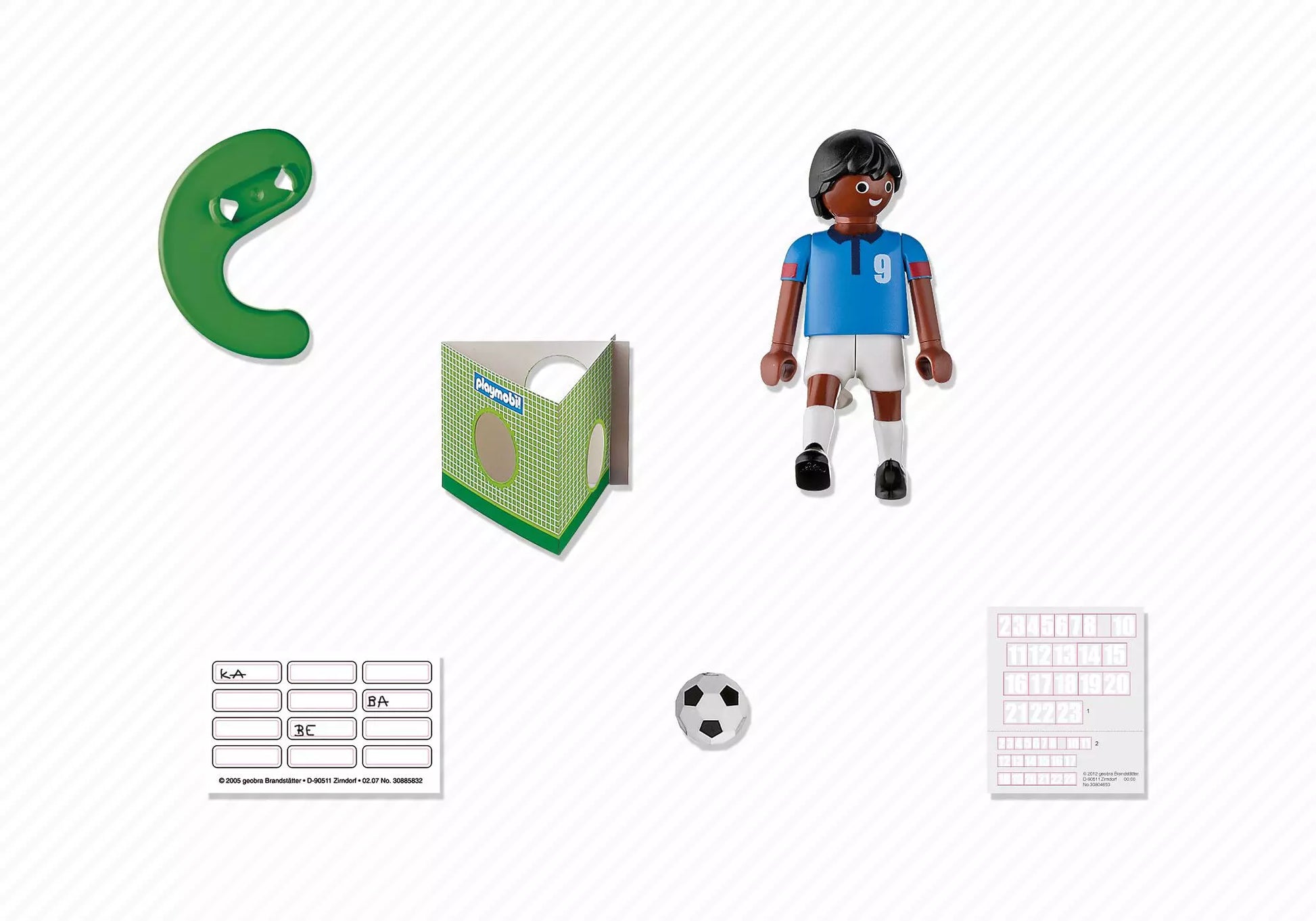 Playmobil 4737 Sports & Action Fußballspieler Frankreich dunkelhäutig - plegobil