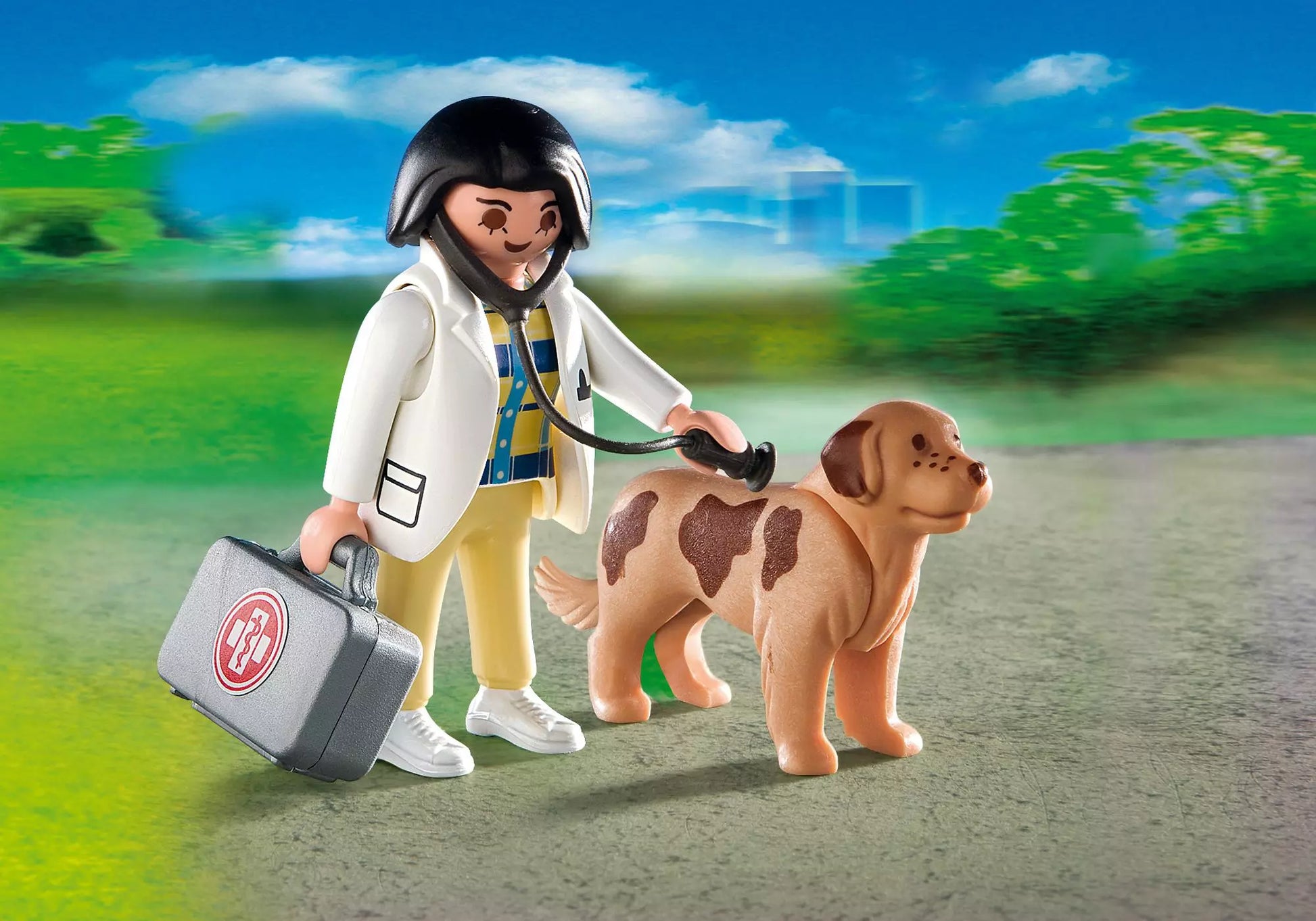 Playmobil 4750 Sammlerstück Special Plus Tierärztin mit Hund - plegobil