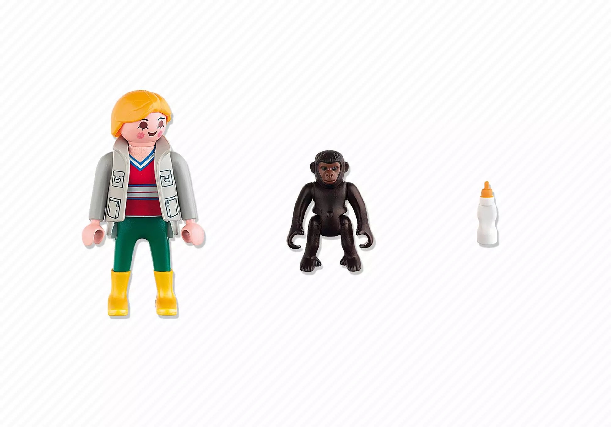 Playmobil 4757 Sammlerstück Tierpflegerin mit Gorilla-Baby - plegobil