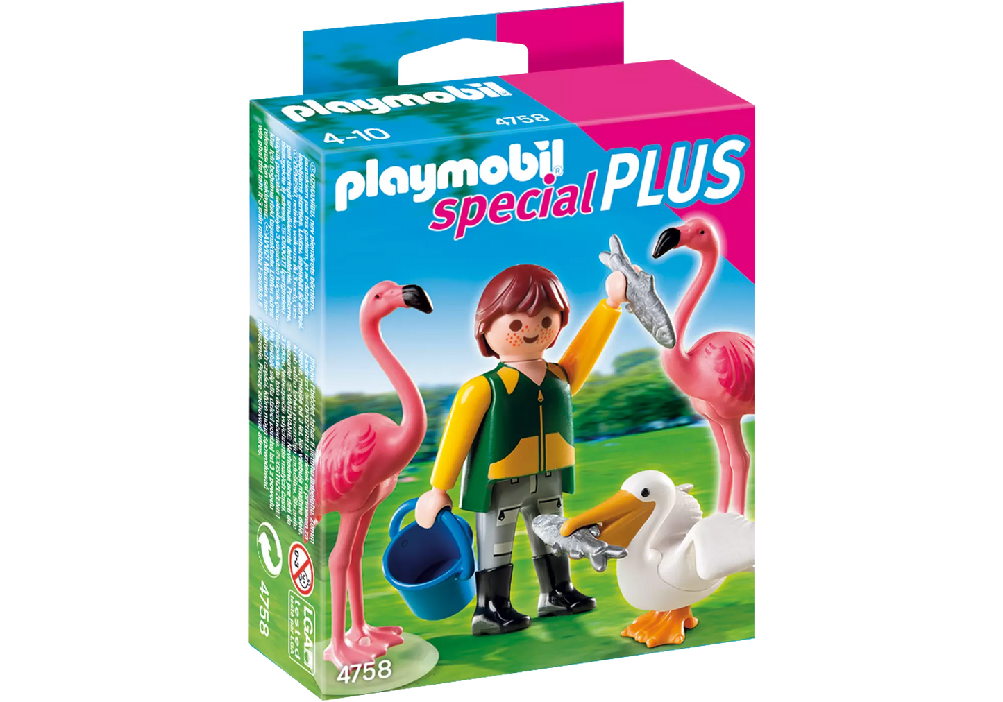 Playmobil 4758 Sammlerstück Special Plus Tierpfleger mit exotischen Vögeln - plegobil