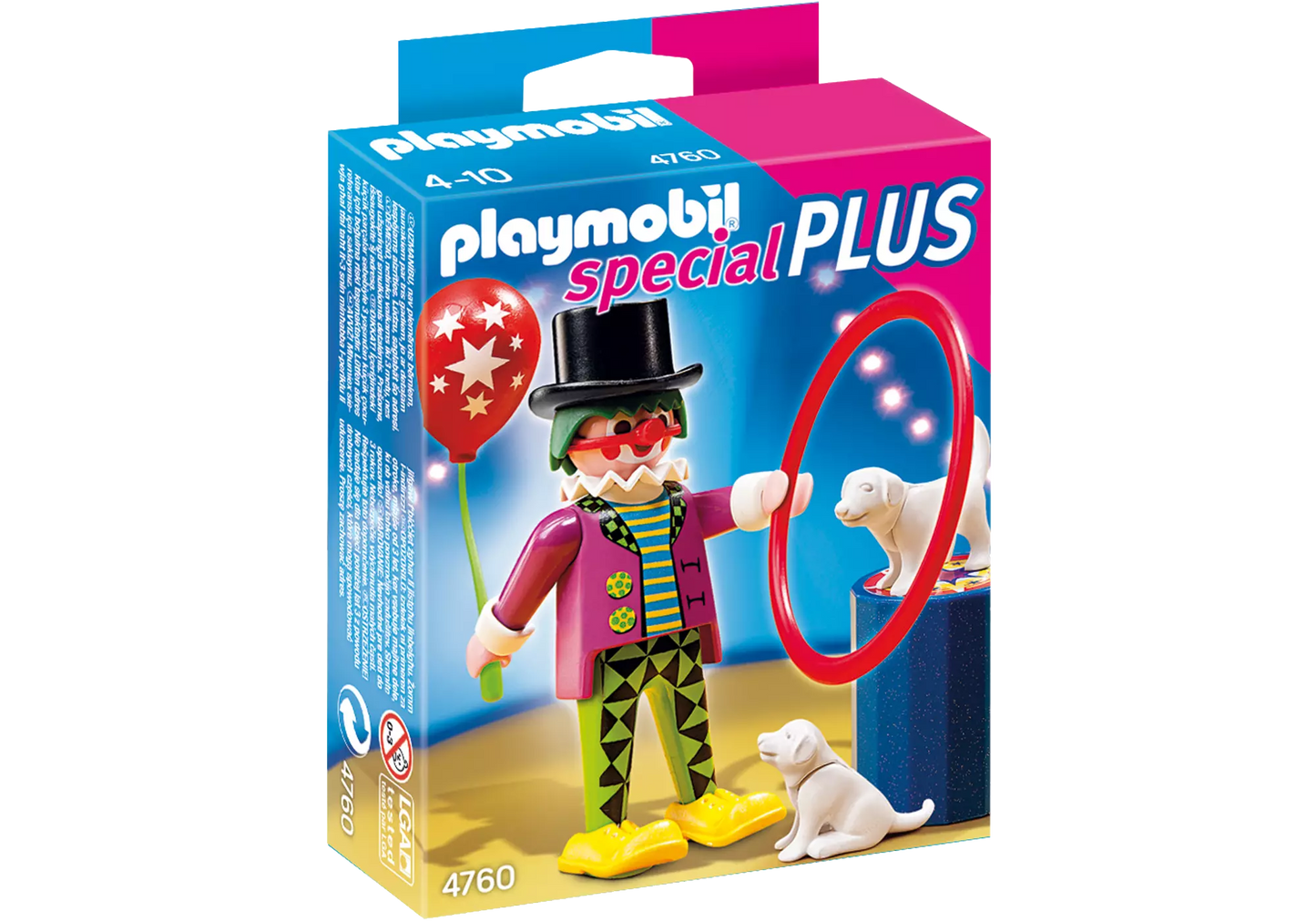 Playmobil 4760 Sammlerstück Special Plus Clown mit Hundedressur - plegobil